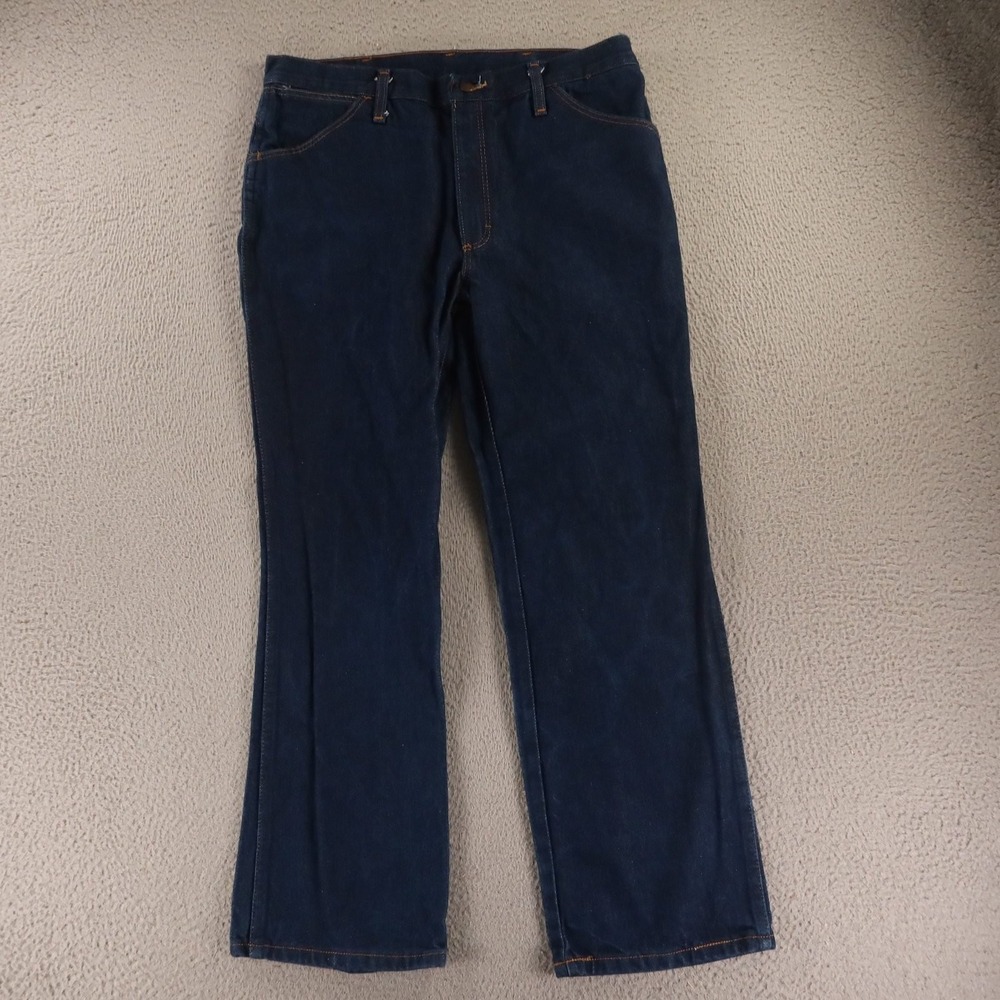Red Kap Jeans Mens 36x30 Blue 100% Cotton PD52DNO Dark Wash